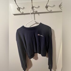 Navy blue champion crew neck